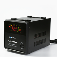 Régulateur de tension numérique automatique 5000VA pour usage domestique, stabilisateur de tension haute puissance pour climatiseur et réfrigérateur