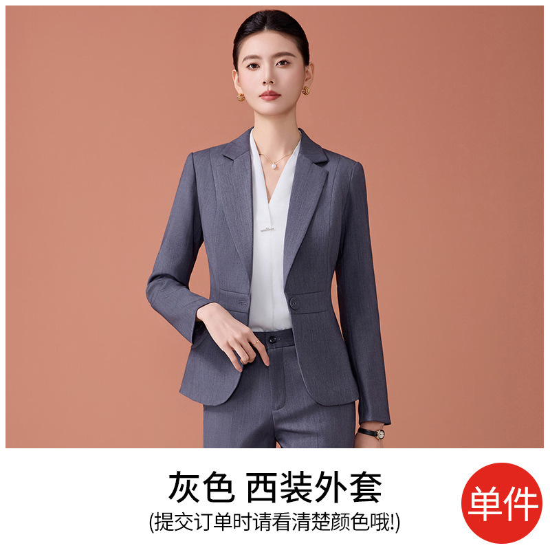 gray suit