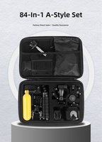 Kit Complet d'Accessoires Gopro 84-en-1 A pour Fixation Poitrine et Support RAM, Idéal pour Caméras d'Action Action4/5/Insta360 - Vente Flash