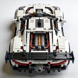 Set di Blocchi di Costruzione Programmabili Personalizzabili Fai-da-Te, Supercar Controllata da App, per Educazione STEM - Product Image 2