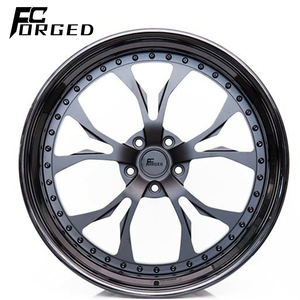 Rines Forjados Cóncavos Hyper Silver 5x120 de 19 20 21 22 Pulgadas, Rines Forjados de 2 Piezas Compatibles con <span class=keywords><strong>BMW</strong></span> M4 <span class=keywords><strong>M5</strong></span> - Product Image 1