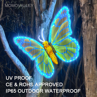 Mariposas LED de Alta Calidad en Oferta, Decoración LED con Movimiento, Iluminación Decorativa, Incluso para Comercio al por Mayor de Fábrica China