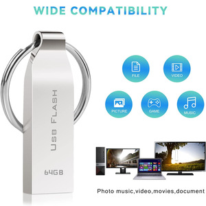 Bán buôn 1TB USB 2.0/3.0 vòng chìa khóa kim loại U đĩa với <span class=keywords><strong>logo</strong></span> 2TB thương mại nước ngoài Quà tặng khuyến mãi tùy chỉnh USB Flash Drive - Product Image 4