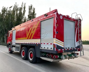 Camion de pompiers Shacman 15M3, véhicule de sauvetage robuste, personnalisable, vente directe d'usine - Product Image 4
