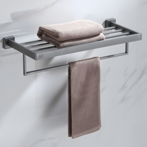 Nuovo <span class=keywords><strong>Set</strong></span> di Accessori da Bagno in Acciaio Inox, Appendiabiti Regolabile a Parete, Portasciugamani, <span class=keywords><strong>Set</strong></span> per Organizzazione Bagno - Product Image 6