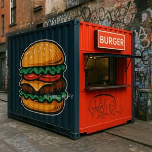 Conteneur de Camion-restaurant Compact pour Solutions de Cuisine Mobiles, Café Portable et Restauration, Prix d'expédition - Product Image 2