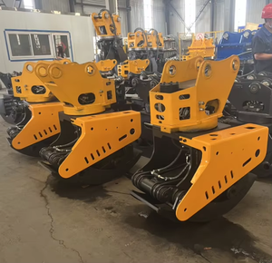 Broyeur de bois rotatif hydraulique, grappin à bois pour la coupe des arbres, machinerie forestière, usage domestique - Product Image 6