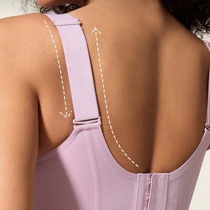 <span class=keywords><strong>Reggiseni</strong></span> Seamless con Schiena Aperta, Leggeri, Plus Size, Push-Up, con Supporto Laterale, Minimizzanti per Seni Grandi, Anti-Cedimento, per Donne - Product Image 4