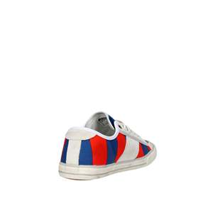 D.A.T.E. Women's TENDER LOW-36 <b>Sneakers</b> Blue Orange Size 38 <b>Canvas</b> Trendy Shoes - Product Image 3