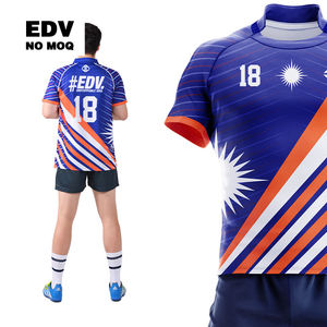 Maillot de rugby de conception populaire Chemises de rugby décontractées Maillot de rugby court - Product Image 5