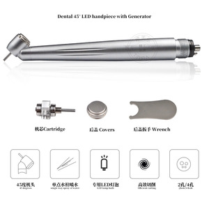 หัวกรอฟัน Vimel Shadowless LED ความเร็วสูง 45 องศา แบบย้อนกลับ สำหรับฟันคุด พร้อมไฟวงกลม 5 ดวง - Product Image 4