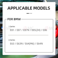 Éclairage de plaque d'immatriculation led pour BMW E81, E87, E87N, E85(Z4), E866, E63, E63N, E64(M6), E64N lumières super lumineuses
