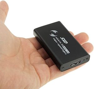 เคส <span class=keywords><strong>HDD</strong></span> อะลูมิเนียม <span class=keywords><strong>SSD</strong></span> Enclosure USB 3.0ไปยังกล่อง mSATA - Product Image 3