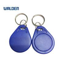 125khz 13.56mhz kapı erişim kontrolü anahtar etiketi EM4100 F08 rfid keyfob/anahtar etiketleri