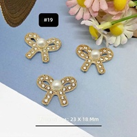 Décoration de chaussures en strass de luxe, couleur unie, doré poli, très vendu, imperméable, durable, pour broche DIY
