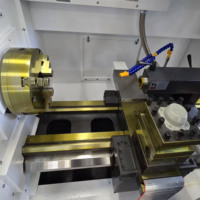 Torno CNC de Alta Precisión CK6163 Hard Way con Motor Principal de 11kW y Torreta de 4 Estaciones para Trabajos Generales en Metal
