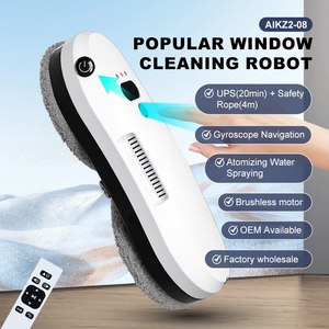 Nettoyeur de vitres électrique anti-collision, double pulvérisation, modes sec et humide, fonctionnement à une touche, <span class=keywords><strong>lave</strong></span>-<span class=keywords><strong>vitre</strong></span> extérieur écoénergétique - Product Image 2