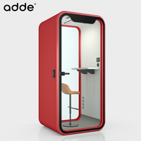 Nouvelle Arrivée Logo Personnalisé Insonorisé Étude Travail Pod Avec Table Réglable Conseil Cabine Acoustique Moderne Silence Boîte Cabine Téléphonique