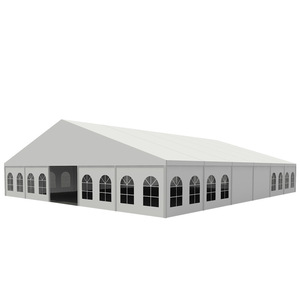 Aluminum Alloy Exhibition <b>Tent</b> <b>Large</b> Outdoor Wedding <b>Tent</b> Modular Construction Windproof PVC Fabric Four-season Use - Product Image 5