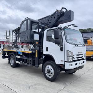 Véhicule de travail aérien fiable de la série 4x4 d'Isuzu N, ascenseur de boom de 33M, forte stabilité pour l'usage industriel - Product Image 2