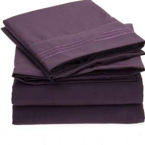 Juego de Funda Nórdica Bordada de 4 Piezas Más Vendido, Estilo Sencillo Tejido, Ropa de Cama Orgánica Ecológica de 600 Hilos para el Mercado Norteamericano - Product Image 4