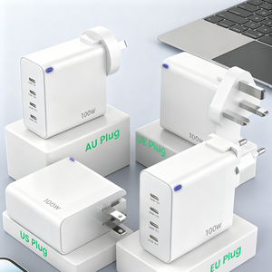 อะแดปเตอร์ชาร์จไฟ SChitec 100W USB-C แบบติดผนัง 4 พอร์ต Type-C PD3.1 ชาร์จเร็ว Gan สำหรับแล็ปท็อปและอุปกรณ์อื่นๆ - Product Image 3