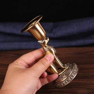 เชิงเทียนรูป<span class=keywords><strong>แมว</strong></span>อียิปต์สุดสร้างสรรค์ วินเทจ ทำจากโลหะผสมสังกะสี ของตกแต่ง - Product Image 4