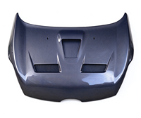 Capot ventilé en fibre de carbone modifiée en gros, compatible avec Ford Fiesta 2009-2012, capot moteur en fibre de carbone