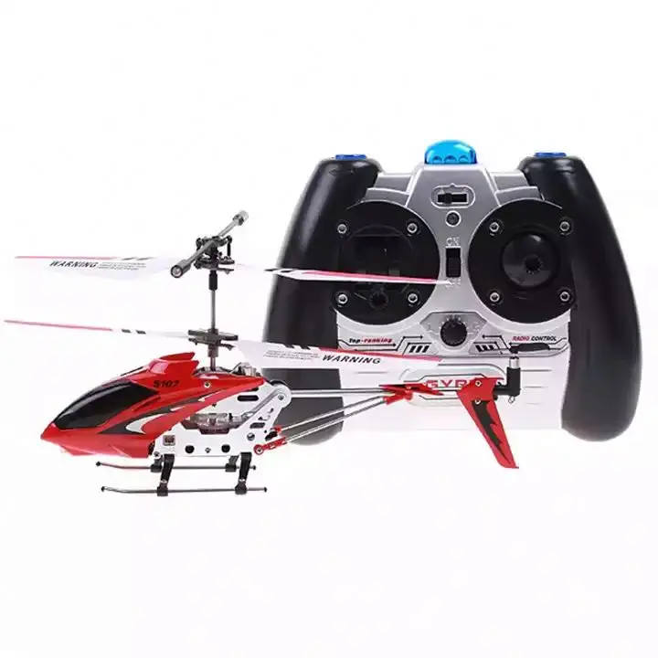 Flyxinim-helicóptero de aleación con giroscopio para niños, helicóptero de juguete personalizado S107G, 3 canales, Control remoto, regalo