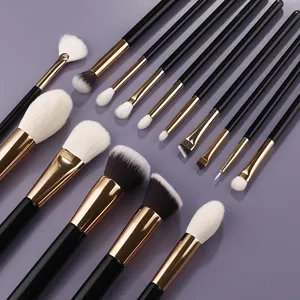 Cheap popular professional custom logo low moq make up brushes cosmetics sets full makeup brush
