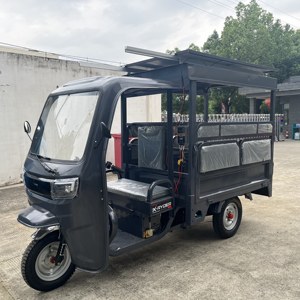 Tricycle électrique solaire pour passagers, panneau solaire 720W, batterie LiFePO4 64V 78Ah, moteur 1500W, Tuk Tuk pour le Panama - Product Image 6