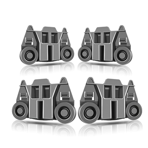 W10195416 Roues de <span class=keywords><strong>lave</strong></span>-<span class=keywords><strong>vaisselle</strong></span> résistantes à la rouille, panier inférieur pour Kitchenaid Whirlpool Maytag Kenmore - Product Image 3