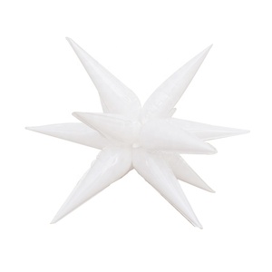 Đảng Rose Gold bạc màu hồng và màu đen lá nổ hình dạng ngôi sao bóng bay bong bóng Spike Spike nón Sao nổ nổ Starburst bóng bay - Product Image 6