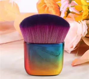 New Single Electroplated Color Makeup Brush Custom Batch Soft Hair Blush Whitewash Beauty Tool Makeup Brush Set