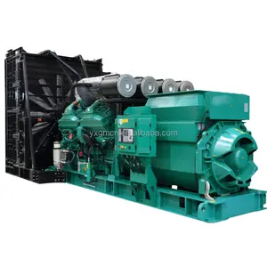 Generator Diesel silinder V-16 baru Tiongkok QSK50-G4 senyap