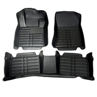 Tapis de Sol en Cuir pour Voiture, Accessoire Intérieur pour Volkswagen VW Polo 6r Golf 4 5 6 7 8 Mk7 Mk6 Mk5 Passat B5 B6 B7 B8 Beetle