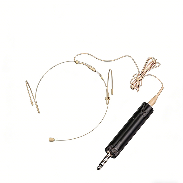 Wired Headworn Microphone with Battery Adapter 6Meter Cable Headset Recording Studio Phantom Power 48v Microphone
