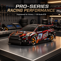 HSP 94123PRO FLYING FISH Voiture RC de drift professionnelle 1/10 4WD Brushless 2.4G 4 canaux haute vitesse RTR pour course en extérieur pour adultes