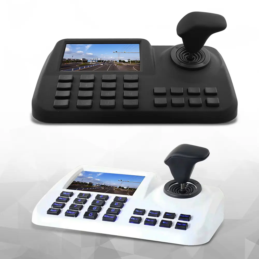 5inch LCD IP PTZ Keyboard control IP High Speed Dome Camera 3D Joystick 5.0" HD LCD Display Network PTZ Keyboard Controller