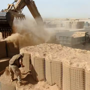 Heavy Hot Dipped Galvanized Welded Square Hole <strong>Gabion</strong> Box Iron Wire <strong>Mesh</strong> Defensive Flood Control Barrier Bending Cutting - Product Image 5