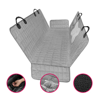 Housse de siège auto matelassée imperméable et antidérapante pour animaux de compagnie, style hamac, avec sangles réglables, ajustement universel, logo OEM personnalisé, vente en gros