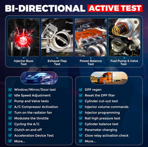 LAUNCH X-431 PRO3S + SmartLink HD Lecteur de code commercial 6300mAh économique Camions lourds Passager Batterie Voitures <span class=keywords><strong>Super</strong></span> - Product Image 2