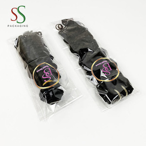 Piccolo logo colorato MOQ stampa logo personalizzato parrucca borse per capelli <span class=keywords><strong>sacchetti</strong></span> di <span class=keywords><strong>plastica</strong></span> - Product Image 6