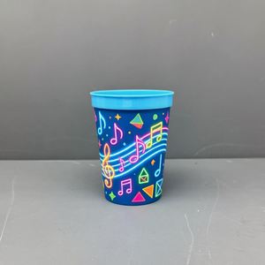 BPA Free Safe Gradient Color Design Mood Cup Stadium <b>Plastic</b> Cups for Carnival Celebrations 8oz to 32oz Range PRS - Product Image 3
