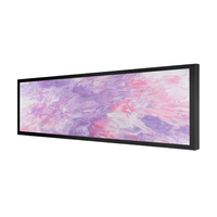 HONGNUO Reproductor Multimedia Publicitario para Interiores de Supermercados, Pantalla LCD Extensible Ultra Ancha para Estantes, Personalizable en Tamaño/Color/RAM