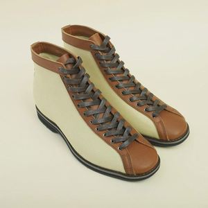 Bottes de moto rétro américaines pour hommes, style britannique, noires, montantes, respirantes, antidérapantes, pour le bureau et la carrière - Product Image 4