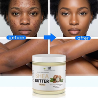 Crème Corporelle Hydratante au Beurre de Karité Biologique – Soin Nourrissant Fouetté Coloré pour le Corps