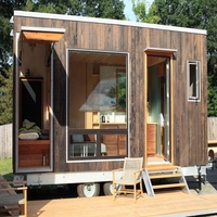 Maison modulaire mobile préfabriquée de luxe de 20 pieds, extensible, conteneurisée, à deux étages, type caravane, en acier, fabriquée en Chine