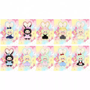 Pastel Macaron Sweet Bunny Baby Three Plush Mystery Blind Box Adorabile Bambola Personaggio da Collezione Giocattolo a Sorpresa Scala 1/6 <span class=keywords><strong>Film</strong></span> - Product Image 5