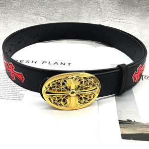 King Mcgreen Star Luxury Brand Jeans <strong>Belt</strong> Male Gothic <strong>Accessories</strong> <strong>Belts</strong> Colorful Cross Punk Women Waistband Chromed Hearts - Product Image 5